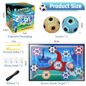 Football Ball Game Set for Kids Indoor Outdoor Soccer Game