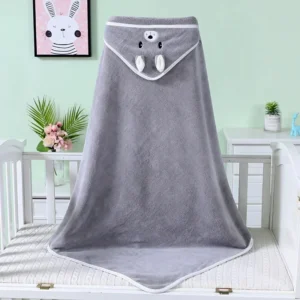 Warm Toddler Bathrobe Swaddle Wrap for Boys & Girls