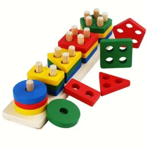 Wooden Sorting & Stacking Educational Toys