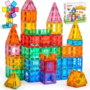 66PCS Magnetic Building Tiles